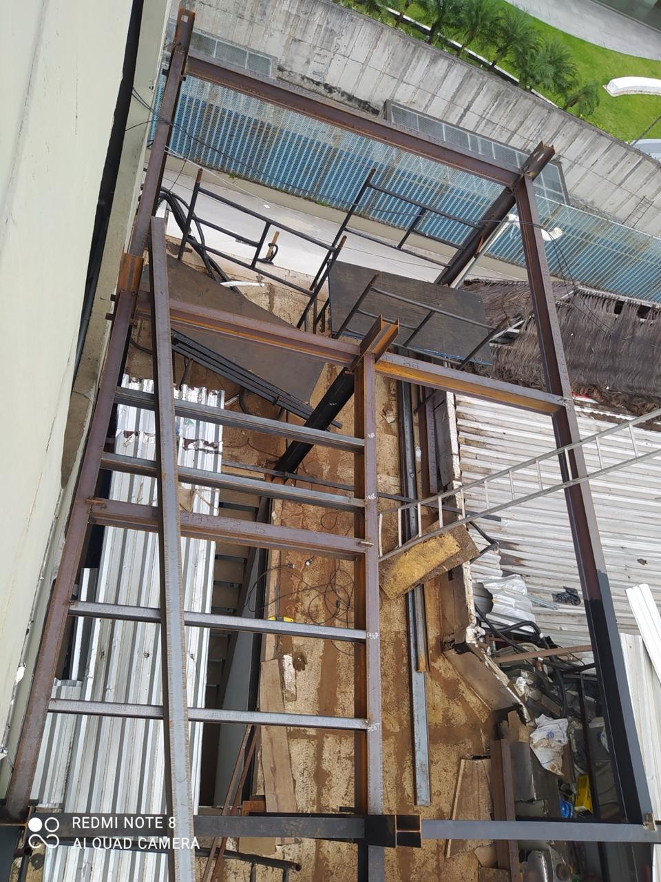 Estrutura metálica cobertura